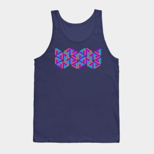 Optical Illusion Triangles Tank Top